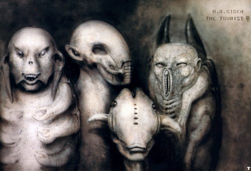 Giger-The_Tourist_VI_Some_alien-heads